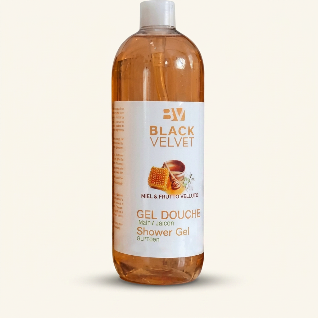 Black Velvet Shower Gel Body Fruits Miele (Honey)