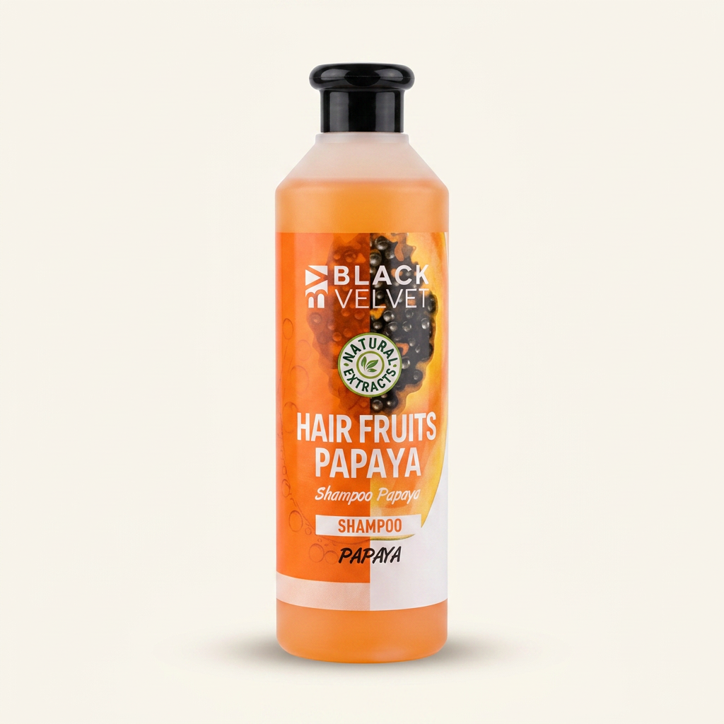 Black Velvet Shampoo Hair Fruits Papaya