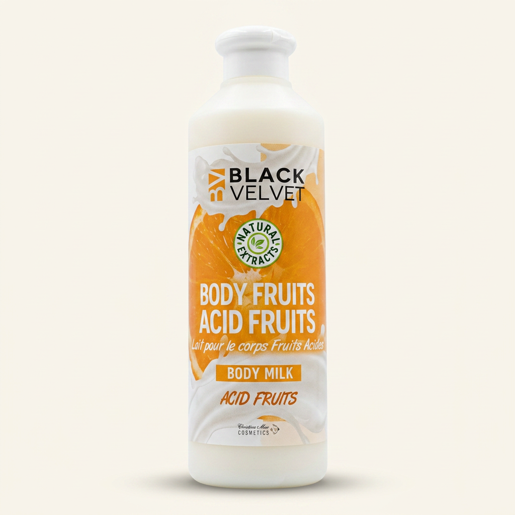 Black Velvet Body Milk Body Fruits Acid Fruits