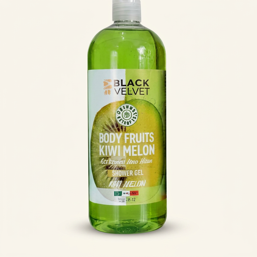 Black Velvet Shower Gel Body Fruits Kiwi Melon