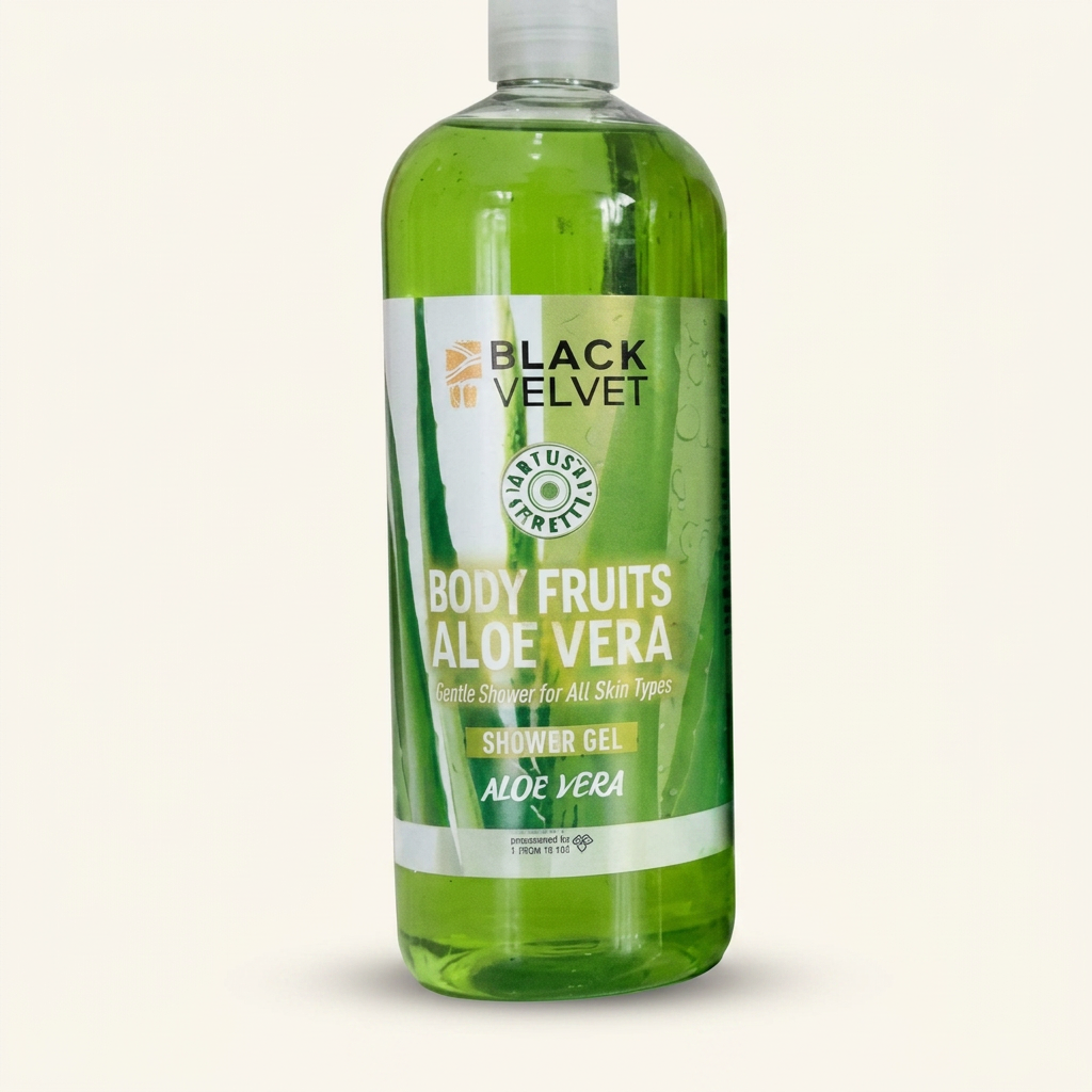Black Velvet Shower Gel Body Fruits Aloe Vera